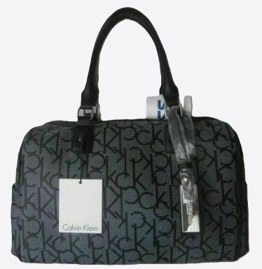 Calvin Klein - Club Dot Black-White Satchel Handbag