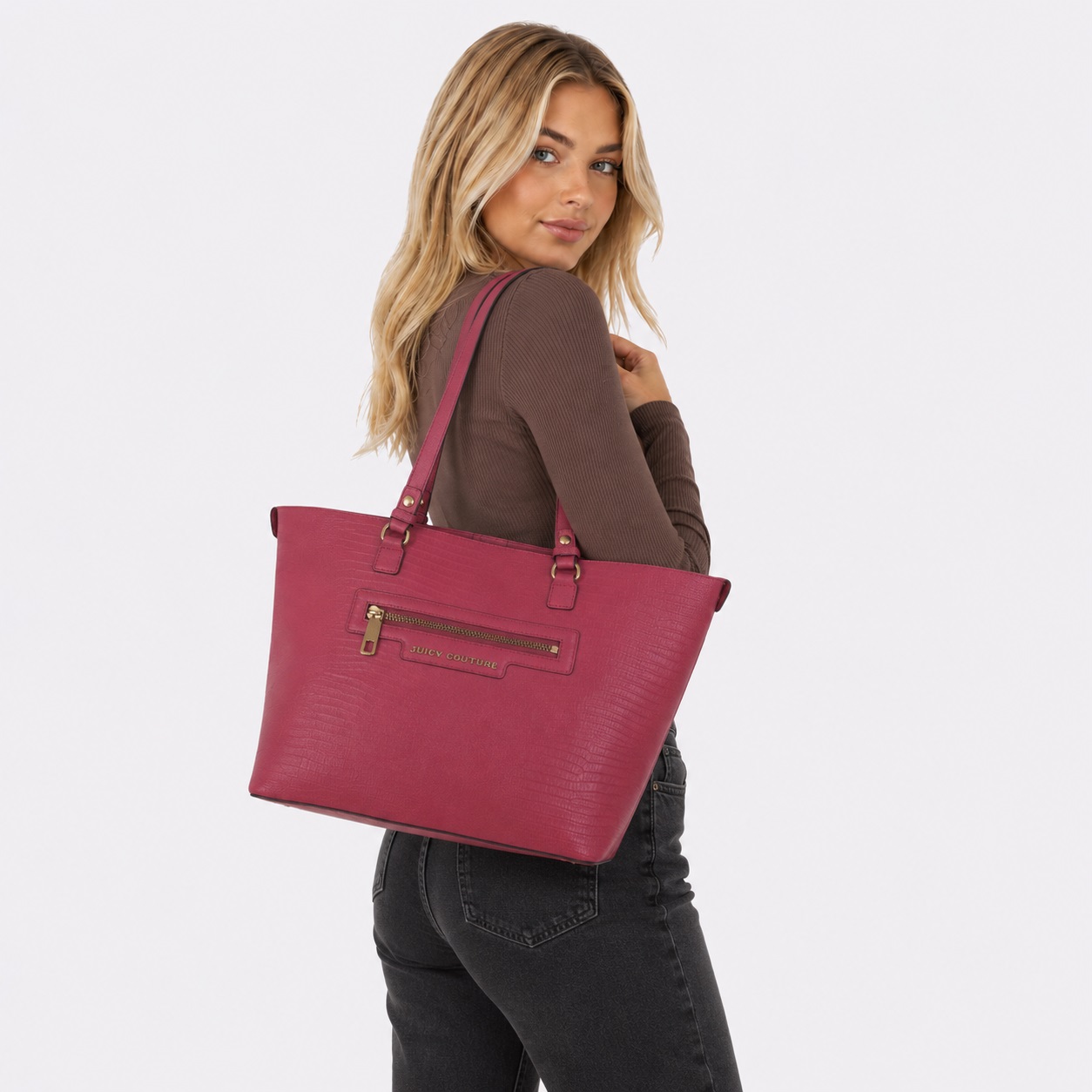 Juicy Couture - Large Sophia Pink Leather Bag - Image 1