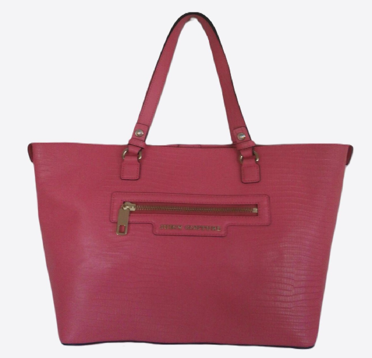 Juicy Couture - Large Sophia Pink Leather Tote Shoulder Bag - Image 1