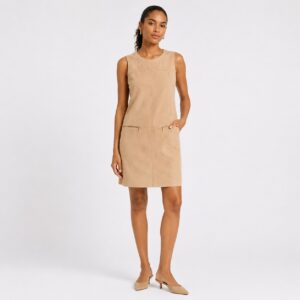 Michael Kors - Beige Khaki Sleeveless Dress