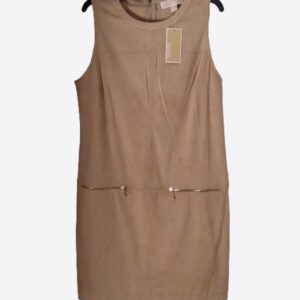 Michael Kors - Beige Khaki Sleeveless Dress
