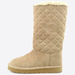 Michael Kors - Beige Sandy Quilted Boot Women