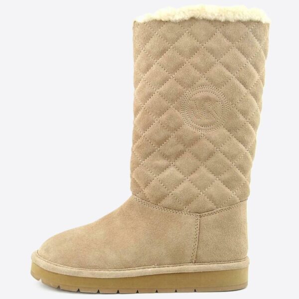 Michael Kors - Beige Sandy Quilted Boot Women