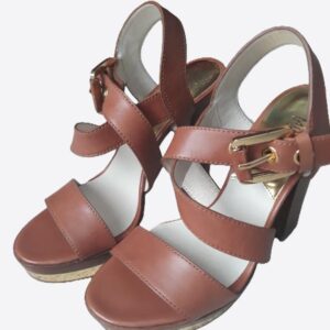 Michael Kors - Brown Open Toe High Heels Shoes