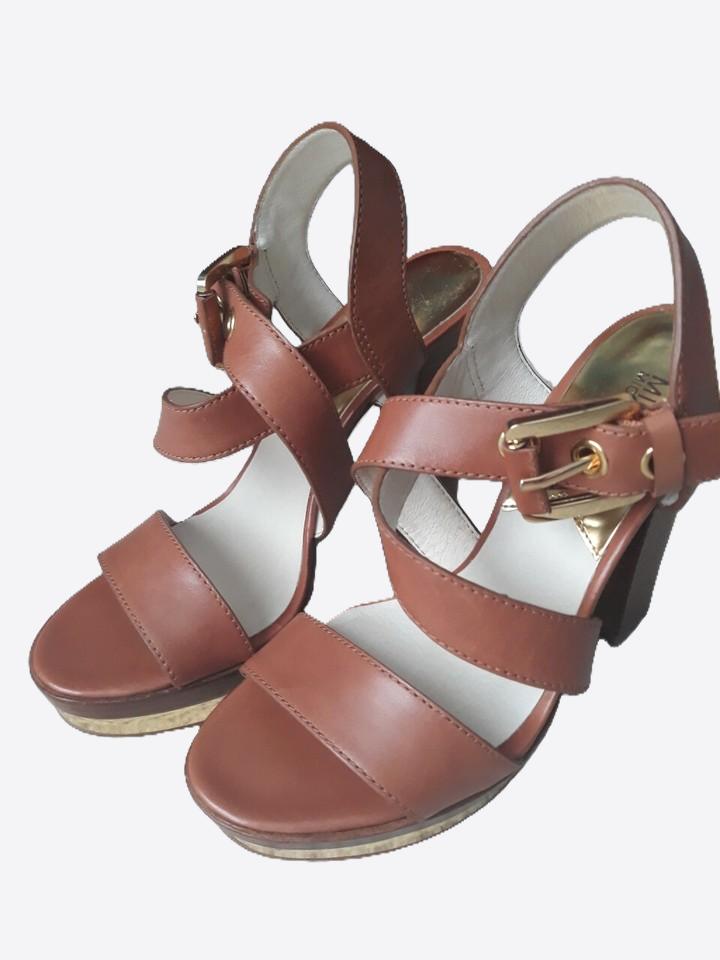 Michael Kors - Brown Open Toe High Heels Shoes - Image 1