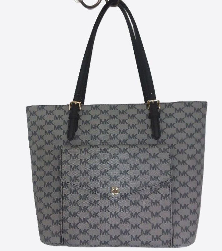 Michael Kors - Jet Set LG Pocket MF Tote Bag Purse Logo Tech - Image 1