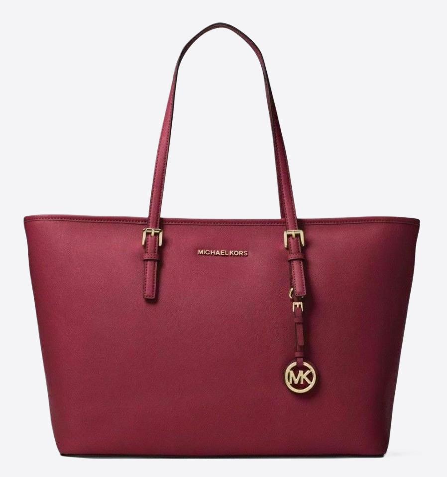 Michael Kors - Jet Set Cherry Laptop Travel Tote - Image 1