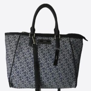 DKNY - Town & Country Navy-Black Vintage PU Cut Up Tote