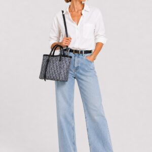 DKNY - Town & Country Navy-Black Vintage PU Tote