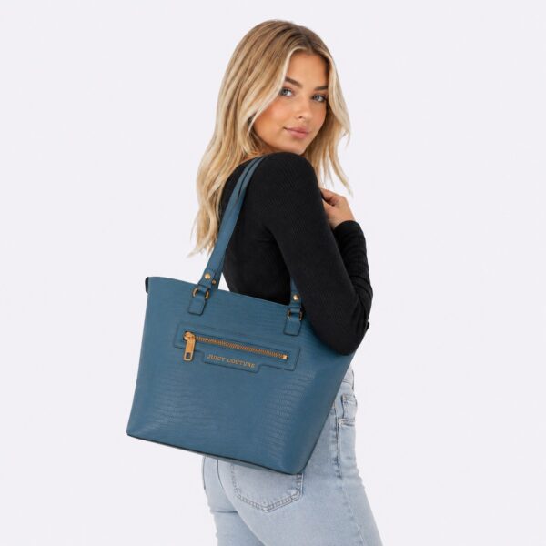 Juicy Couture - Large Sophia Blue Leather Bag - Image 1