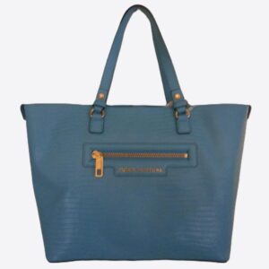Juicy Couture - Large Sophia Blue Leather Tote Shoulder Bag