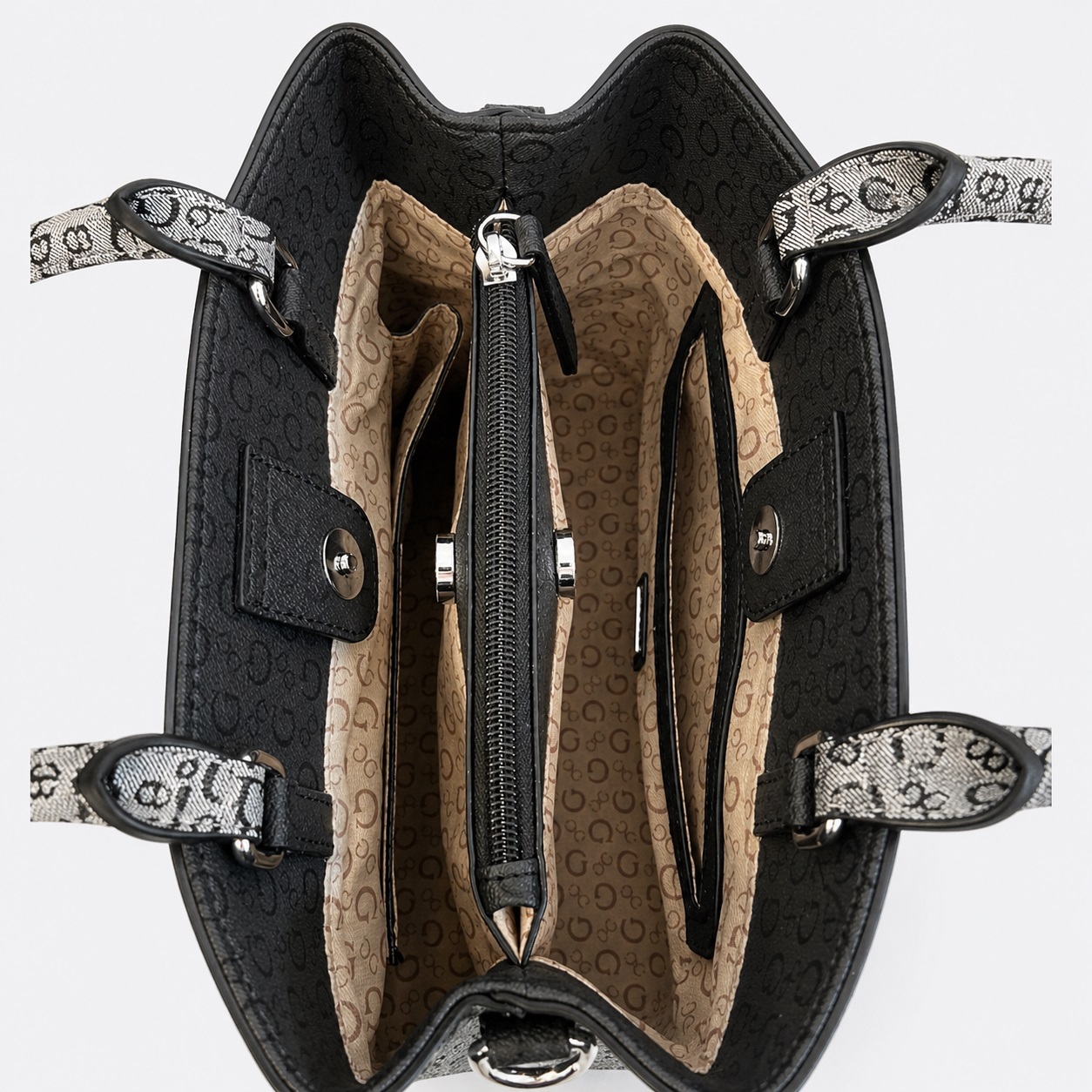 Guess – Jilian Black Multi SV189506 Bag - Image 6