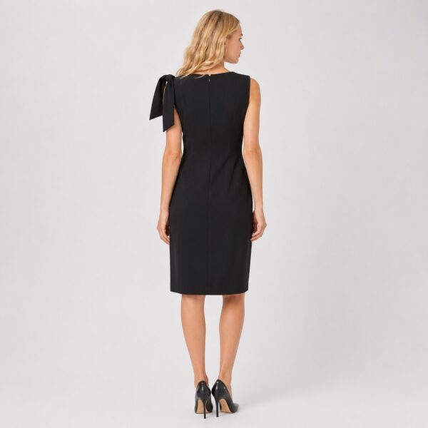 Calvin Klein - Black Bow on Shoulder Dress - Image 2
