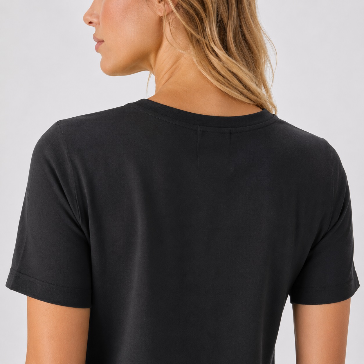 Calvin Klein - Black Signature Stripe T-Shirt Dress - Image 5
