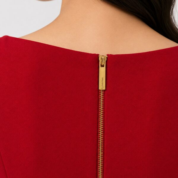 Calvin Klein - Boat Neck Shoulder Bow Dress - Image 5