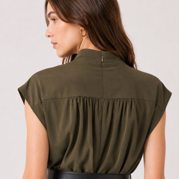 Calvin Klein - Deep V-Neck Belted Jumpsuit - Image 5