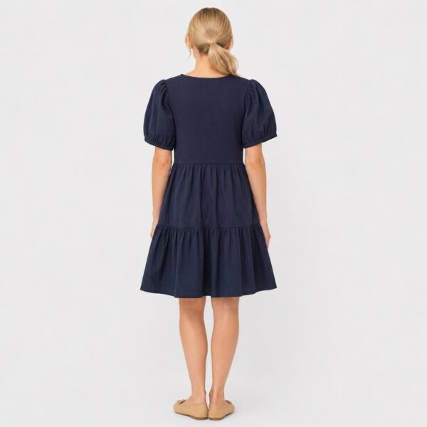 J. Crew - Navy Short Sleeve Knee Lenght Dress - Image 2