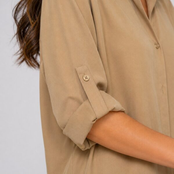 Michael Kors - Khaki QS640TIBD4 Dress Shirt - Image 4