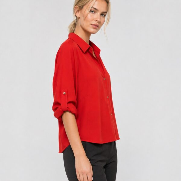 Michael Kors - Sangria QS640TIBD4 Dress Shirt - Image 5