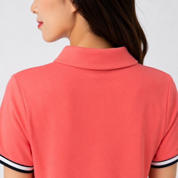 Tommy Hilfiger - Coral Short Sleeve Polo Dress - Image 4