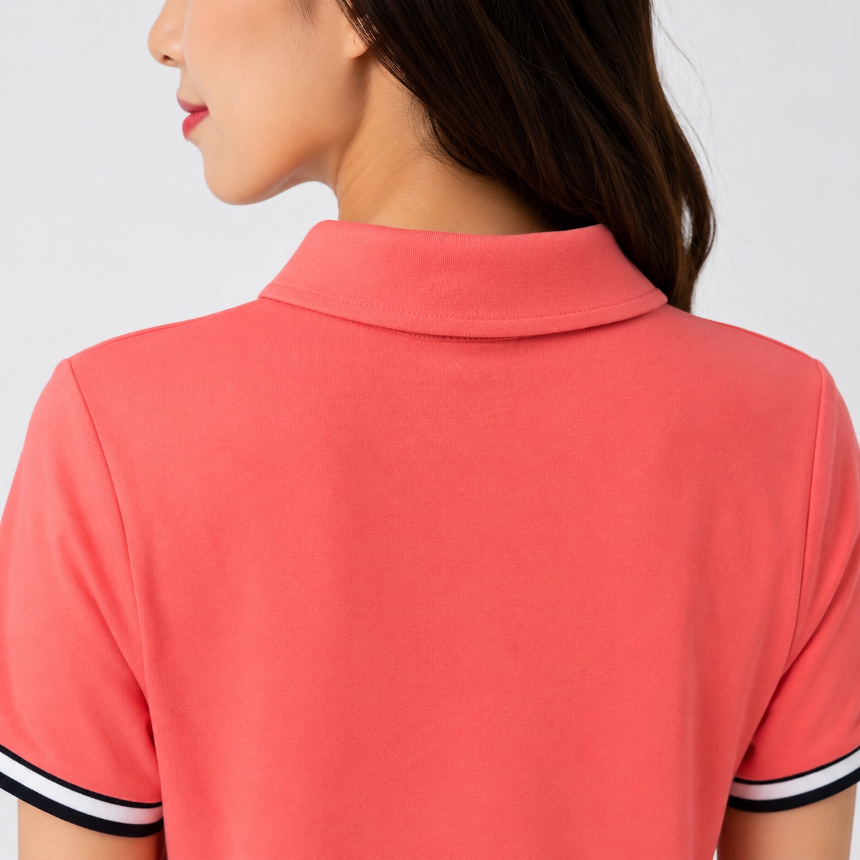 Tommy Hilfiger - Coral Short Sleeve Polo Dress - Image 4