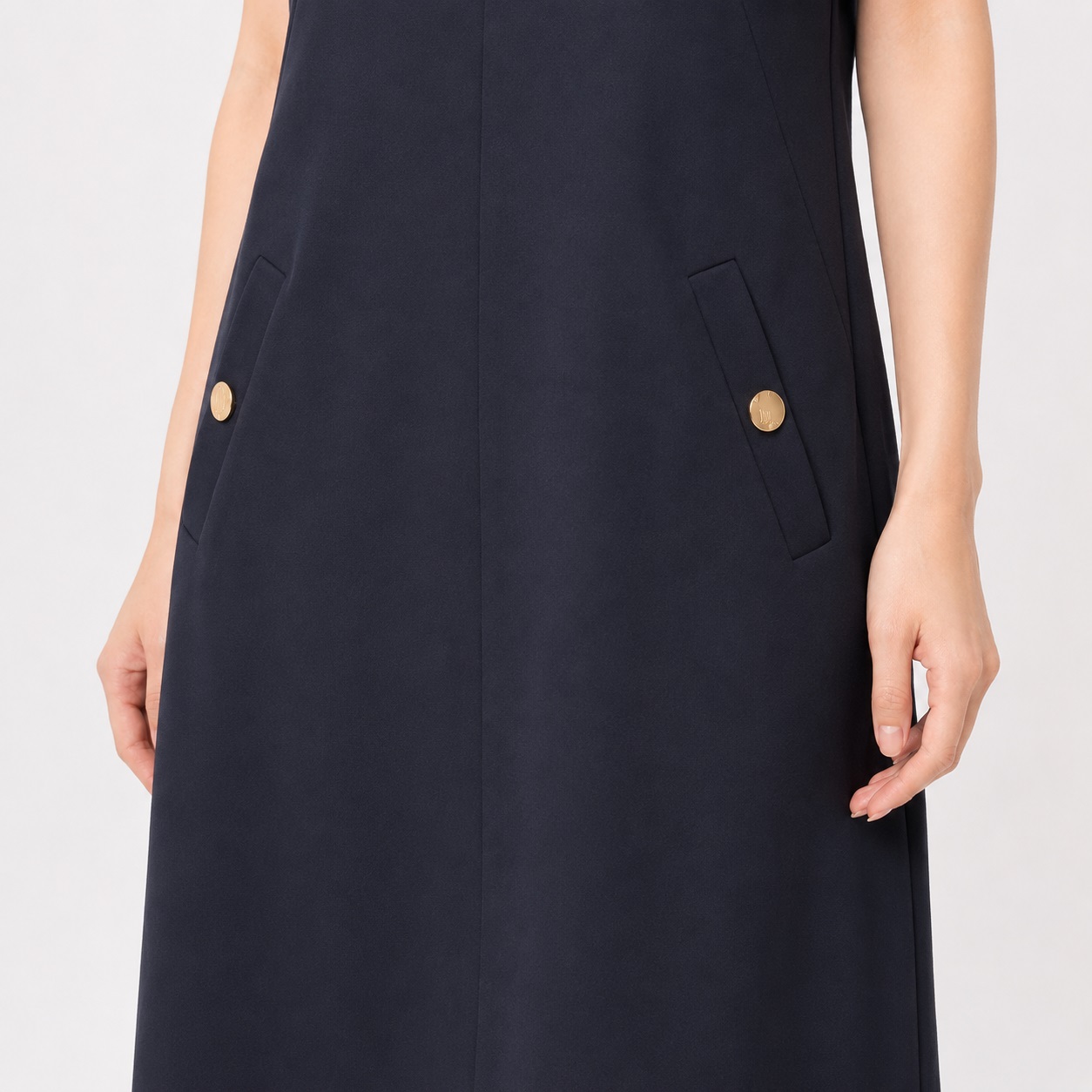 Tommy Hilfiger - Dark Navy Faux Pocket Dress - Image 4
