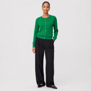 Tommy Hilfiger - Green Cable-Knit Sweater