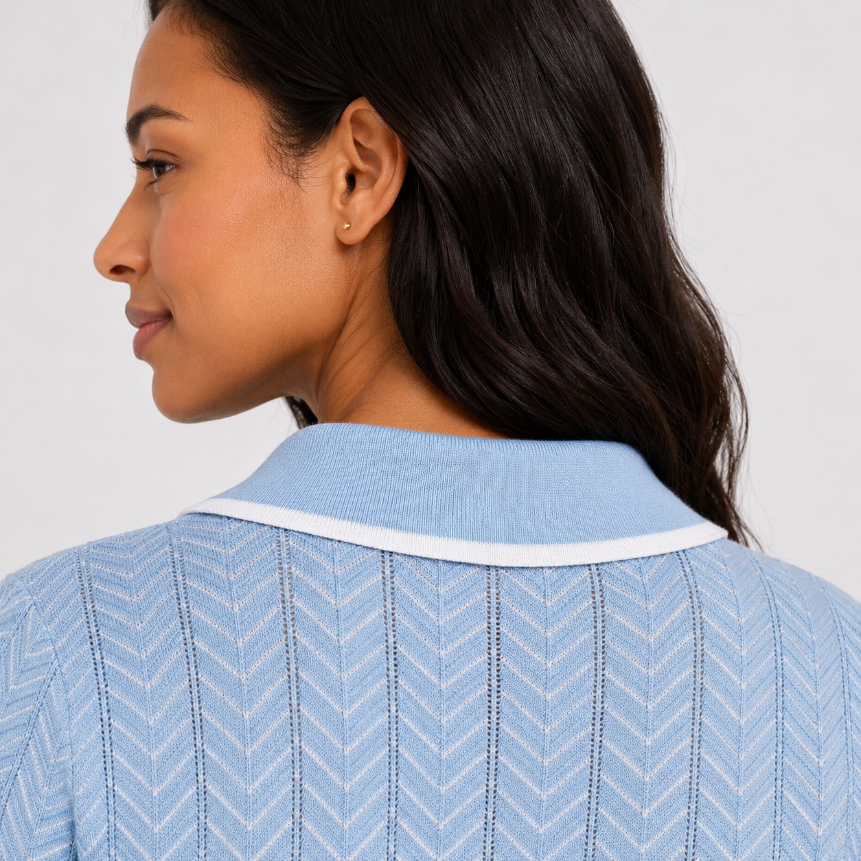 Adrianna Papell - Quite Tide Short Sleeve Polo Shirt - Image 4