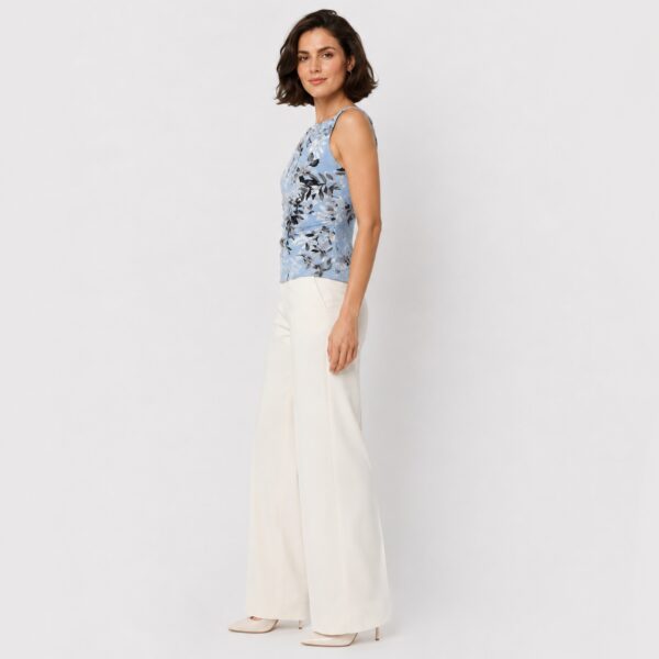 Calvin Klein - Blue Floral Twisted Straps Top - Image 6