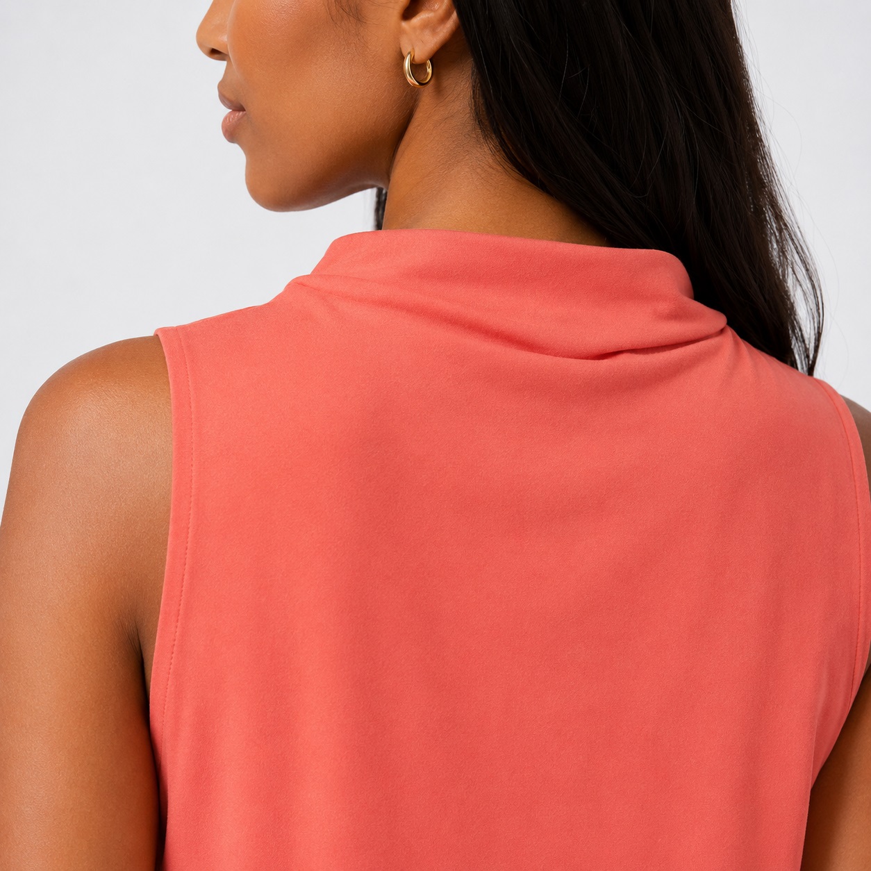 Calvin Klein - Sleeveless Half Turtleneck Top - Image 4