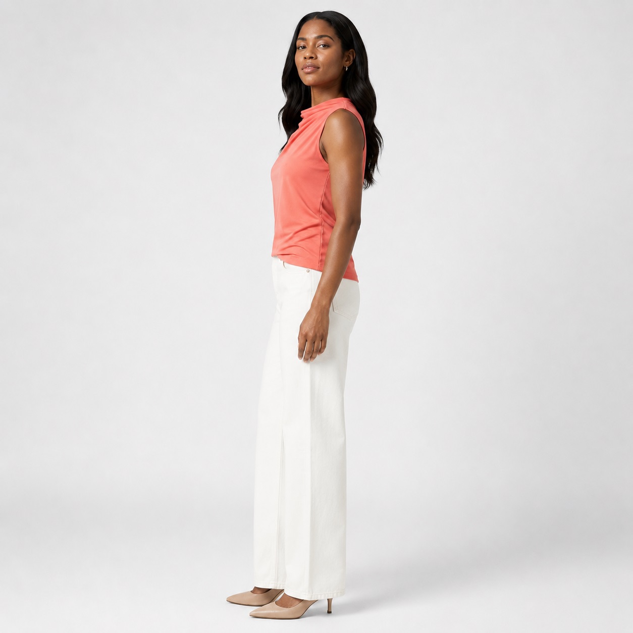 Calvin Klein - Sleeveless Half Turtleneck Top - Image 6