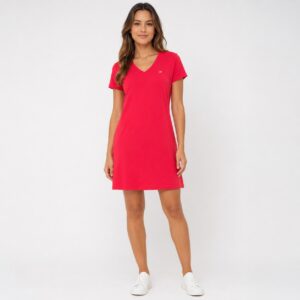 Calvin Klein - Watermelon V-Neck T-Shirt Dress