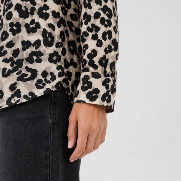 DKNY Jeans - Cheetah-Print Button Down Shirt - Image 3