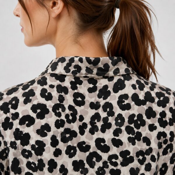 DKNY Jeans - Cheetah-Print Button Down Shirt - Image 4