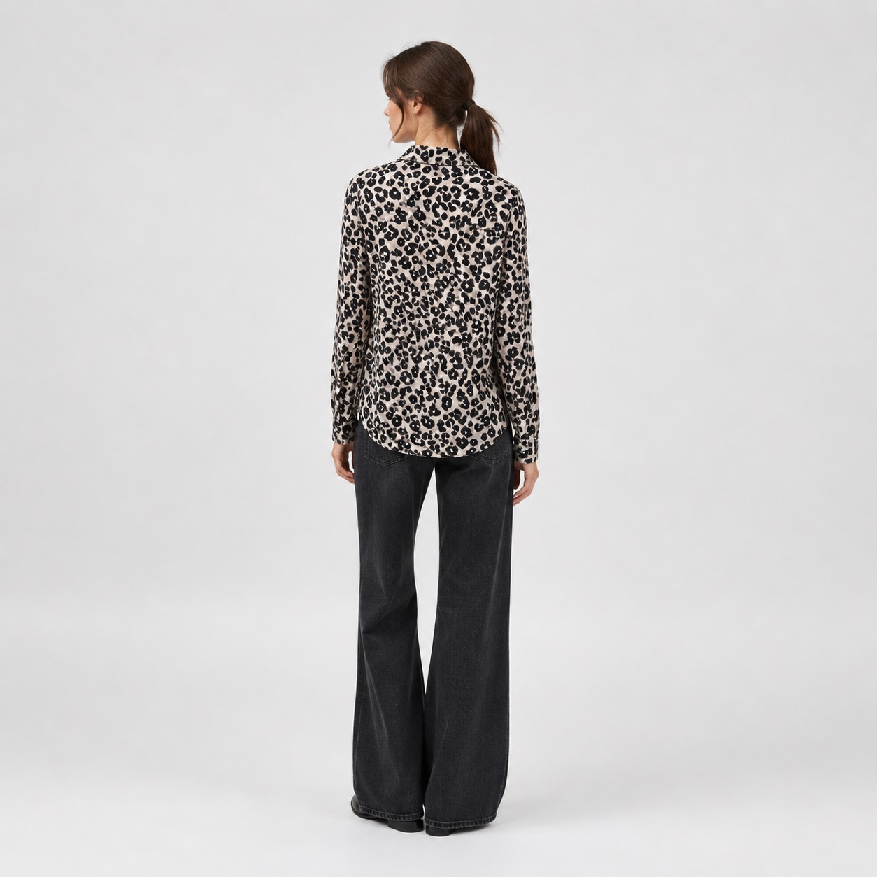 DKNY Jeans - Cheetah-Print Button Down Shirt - Image 5