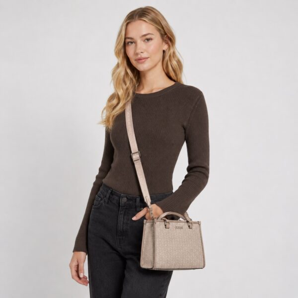 Guess - Sofia Mini Almond Signature Crossbody Bag - Image 1