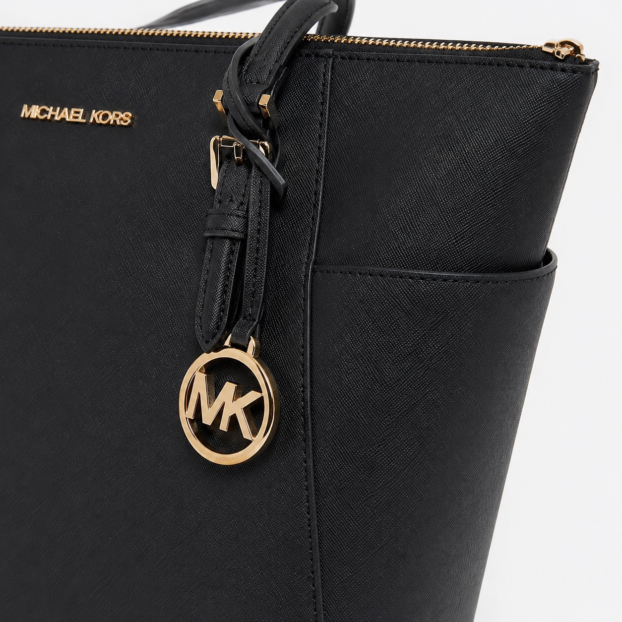 Michael Kors - Charlotte Large Black Tote Bag - Image 3