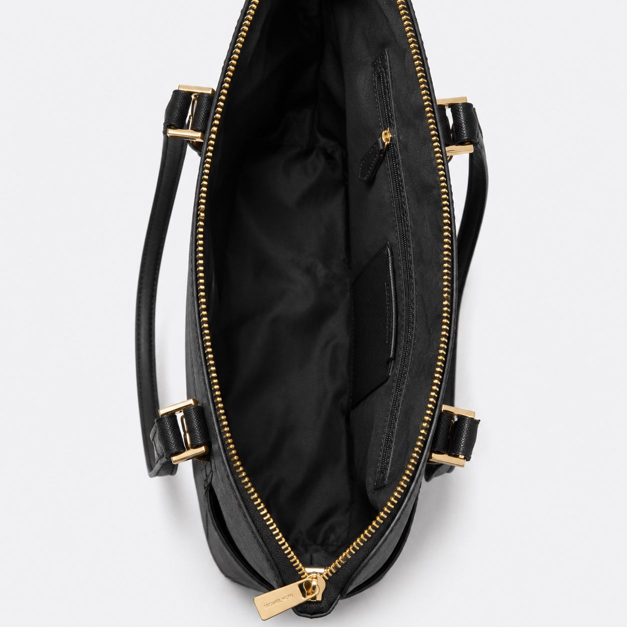Michael Kors - Charlotte Large Black Tote Bag - Image 6