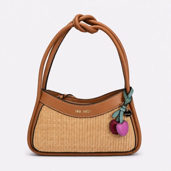Nine West - Azura Mini Natural/Brandy Shoulder Bag - Image 2