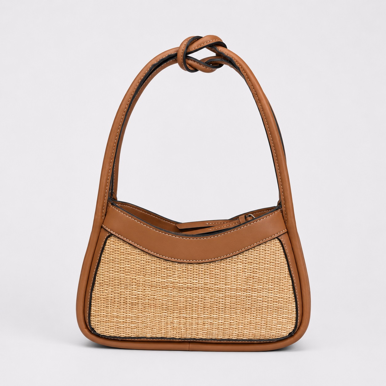 Nine West - Azura Mini Natural/Brandy Shoulder Bag - Image 4