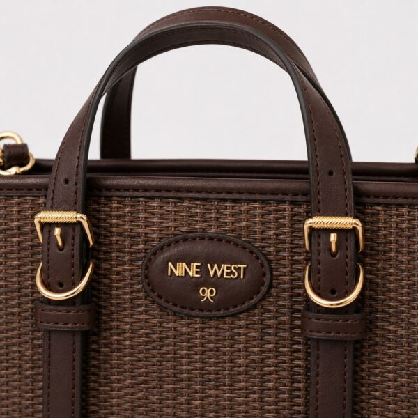 Nine West - Julietta Mini Brown Crossbody Bag - Image 5
