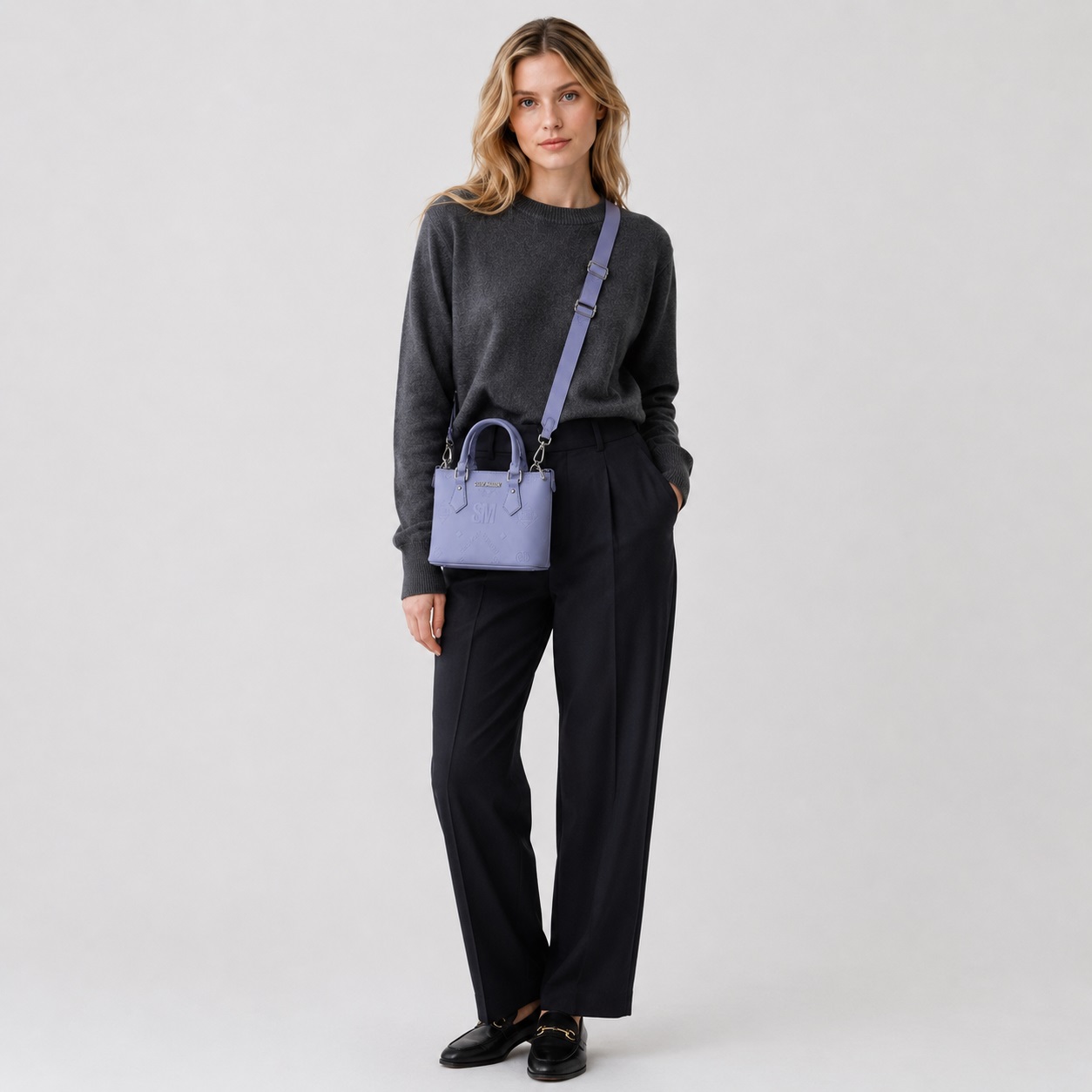Steve Madden - Crossbody Mini Lavender Satchel - Image 1