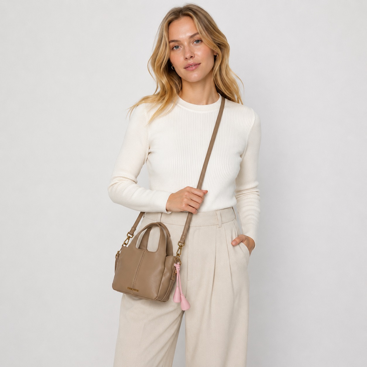 Steve Madden - Latte Mini BTONIE Crossbody Bag - Image 1